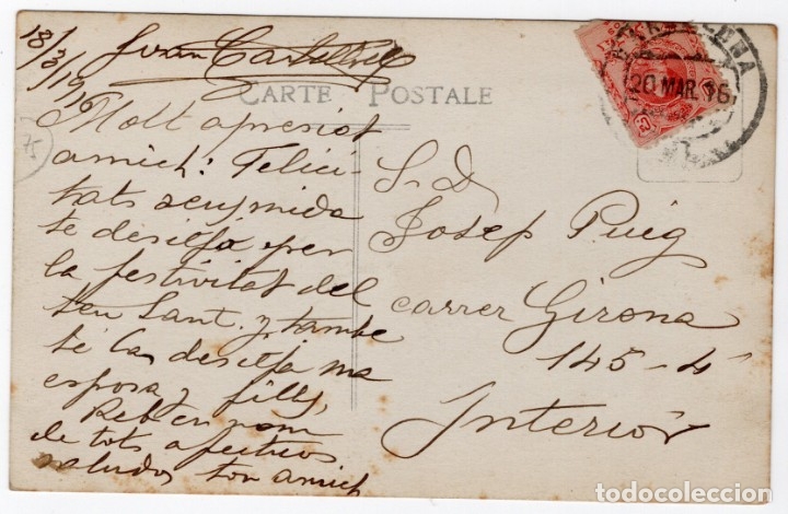 Postales: pobla de claramunt 1915 - Foto 2