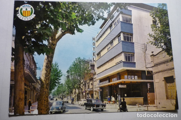 Postales: POSTAL SABADELL .-AV,EJERCITO ESPA&Ntilde;OL -CIRCULADA - Foto 1