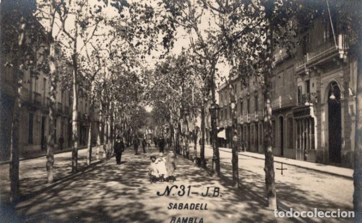 Postales: sabadell. j.b. 31. rambla - Foto 1