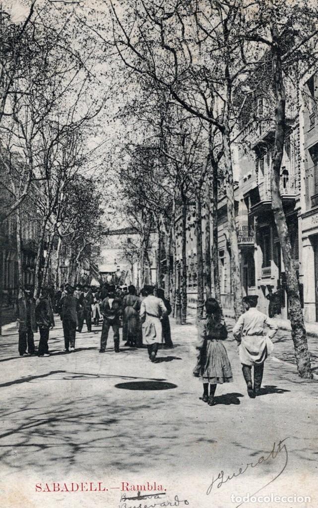 Postales: sabadell. j. obradors. rambla - Foto 1