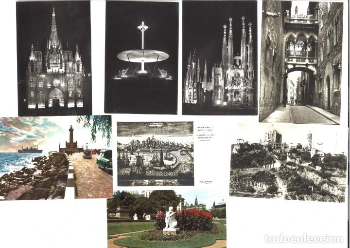Postales: 8 postales de Barcelona - Foto 1