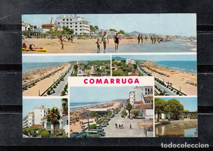 Postales: COMARRUGA.- 18 DIVERSOS ASPECTOS DE LA PLAYA - Foto 1