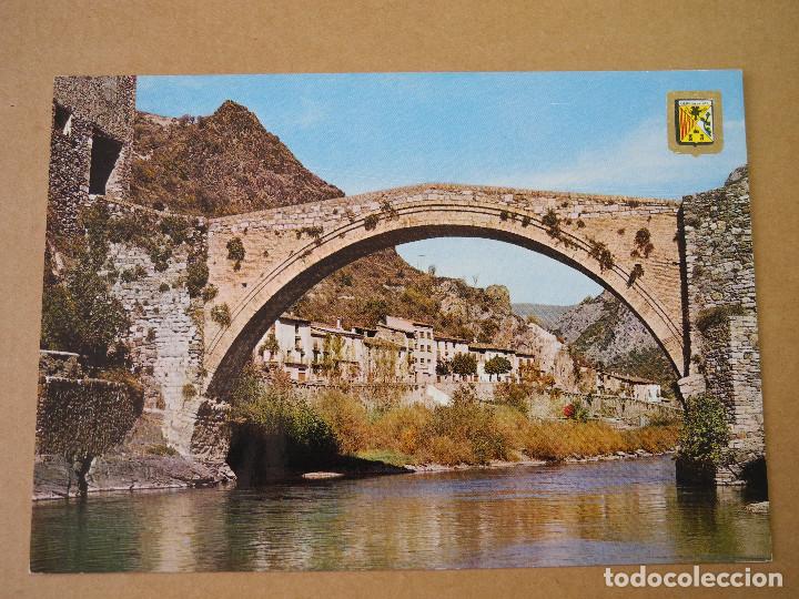 Postales: El pallars. Gerri de la Sal. Pont rom&agrave;nic. Escudo de oro. n. 2633 Nueva