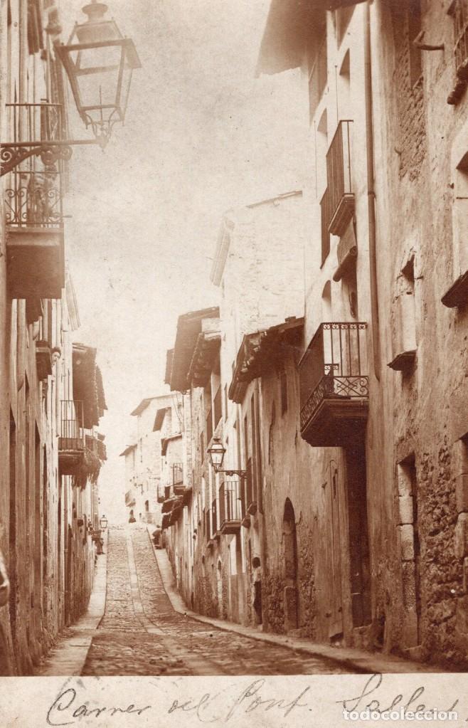 Postales: sallent. carrer del pont - Foto 1