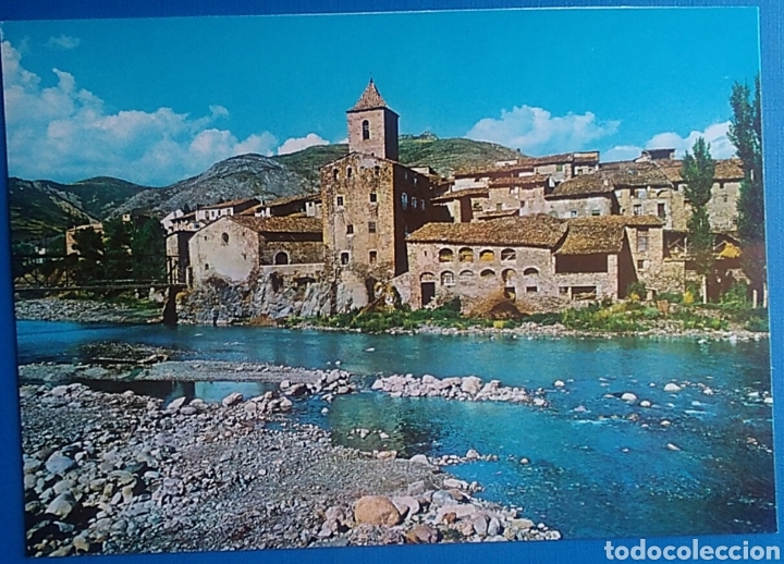 Postales: Postal 2163 pont de suert pirineo catal&aacute;n noguera ribagorzana e iglesia antigua