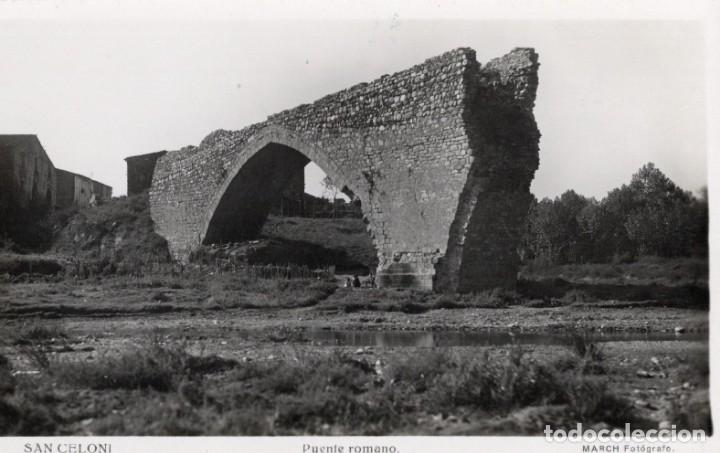 Postales: san celoni. puente romano. march - Foto 1