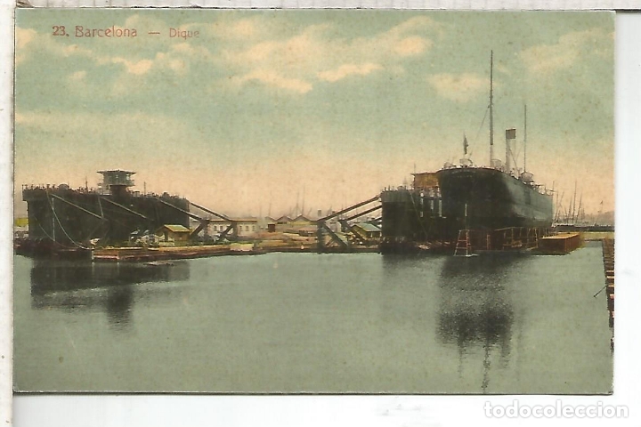 Postales: BARCELONA DIQUE SIN ESCRIBIR - Foto 1