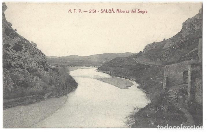 Postales: RIBERAS DEL SEGRE. ATV.- N&ordm; 2131, SALG&Agrave;, ED. &Aacute;NGEL TOLDR&Agrave;. L&Eacute;RIDA- SIN CIRCULAR