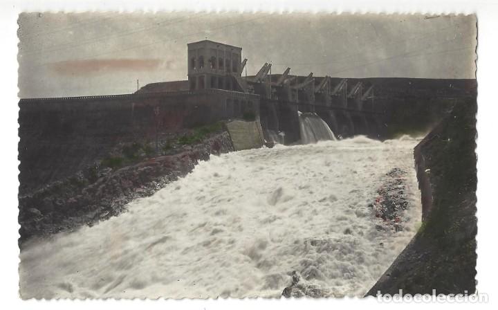 Postales: POSTAL COLOREADA- TREMP.- 8, SALTO DE COMPUERTAS. FOTO BELLM&Oacute;N. L&Eacute;RIDA- SIN CIRCULAR