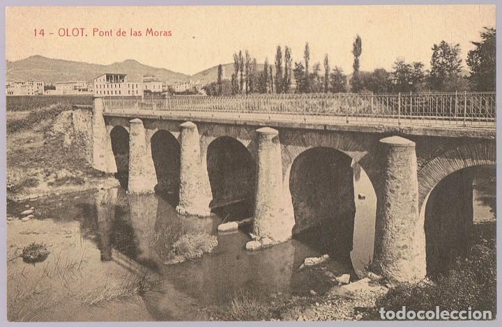 Postales: POSTAL OLOT PONT DE LAS MORAS - Foto 1