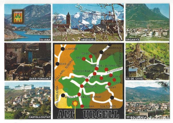 Postales: ALT URGELL.- N&ordm; 2, DIFERENTES ASPECTOS. ESCUDO DE ORO. L&Eacute;RIDA- SIN CIRCULAR