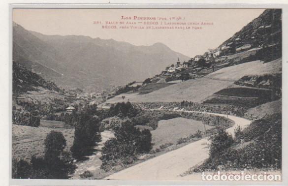 Postales: Los Pirineos 1&ordf; serie. 381 Valle de Aran. Begos. Lasbordas cerca Arros.