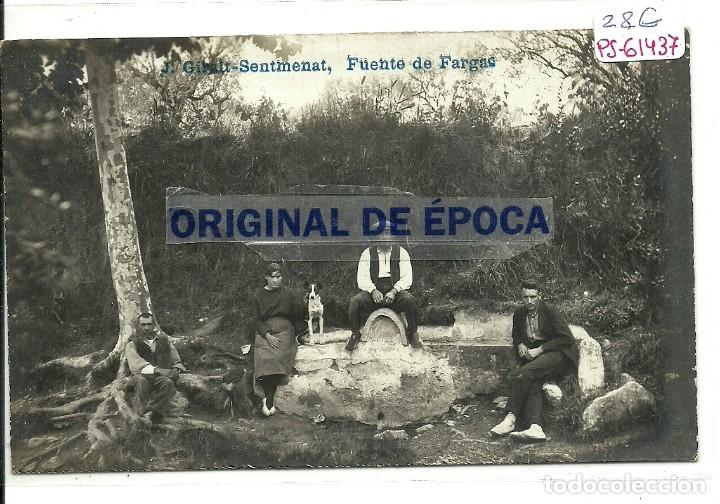 Postcards: (PS-61437)POSTAL FOTOGRAFICA DE SENTMENAT-FUENTE DE FARGAS.J.GIRALT