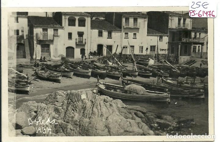 Postcards: (PS-61476)POSTAL FOTOGRAFICA DE CALELLA-BARCAS PESQUERAS,A&Ntilde;O 1934.FOTO BOLEDA