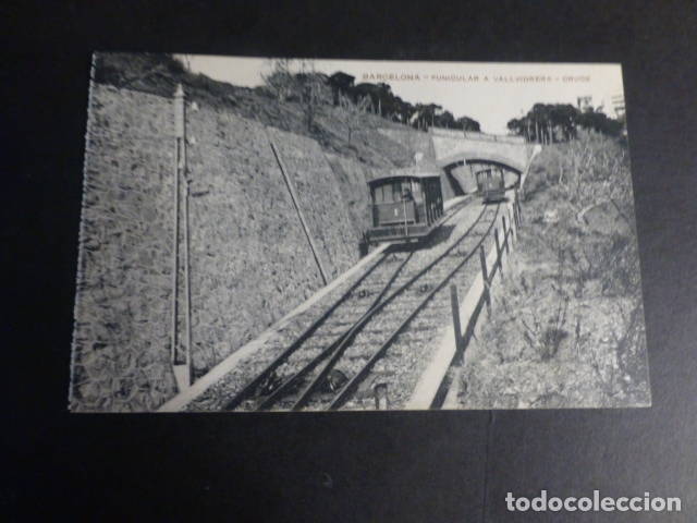 Postales: BARCELONA FUNICULAR A VALLVIDRERA CRUCE - Foto 1
