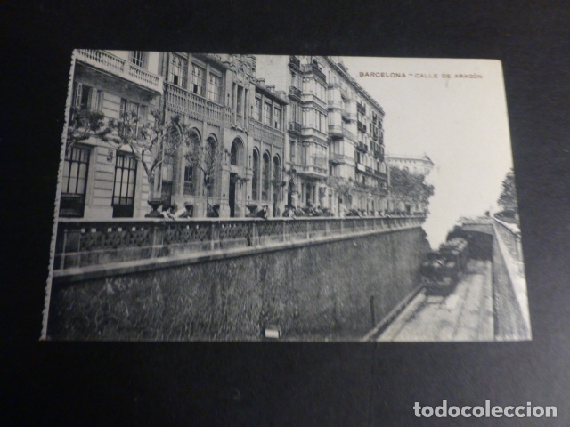 Postales: BARCELONA CALLE DE ARAGON - Foto 1
