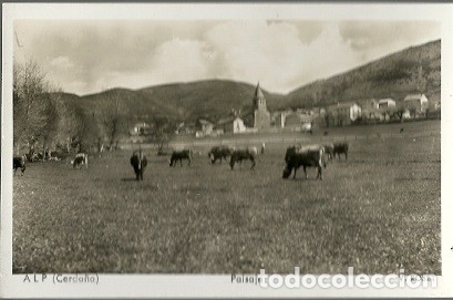 Postcards: ANTIGUA POSTAL ALP CERDA&Ntilde;A PAISAJE V ROSET TALLERES ZERKOWITZ ESCRITA