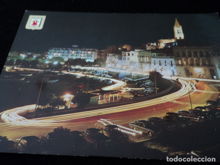 Postcards: 1595 palamos nocturno escudo de oro circulada 1972