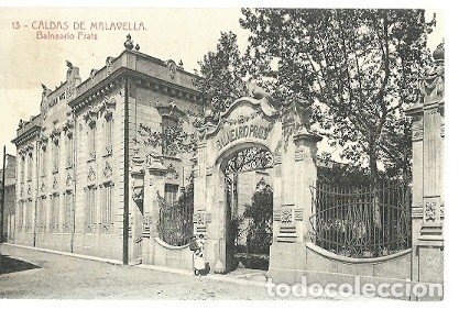 Cartoline: ANTIGUA POSTAL 13 CALDAS DE MALAVELLA BALNEARIO PRATS 6873 FOTOTIPIA THOMAS ESCRITA 1935