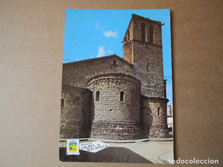 Postales: Caldas de malavella. Abside Iglesia. Circulada. - Foto 1