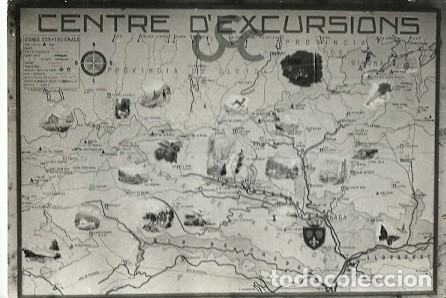 Postcards: ANTIGUA POSTAL BAGA PLANO MURAL EDICIONES ROSELL 1962