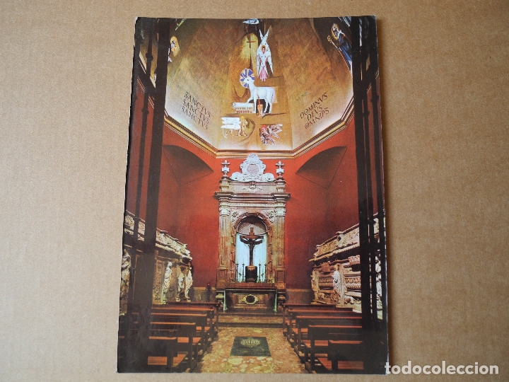 Postales: Real Monasterio de Poblet. n. 36 Capella de les Rel&iacute;quies. Ed. RO Escrita 1963