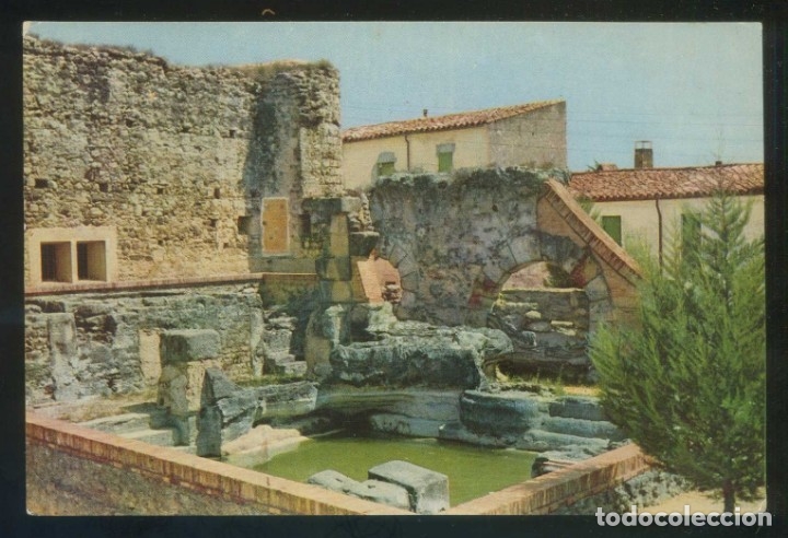 Postales: Caldes de Malavella. *Termas Romanas* Ed. Gr&aacute;ficas Man&eacute;n n&ordm; 4. Circulada 1967. - Foto 1