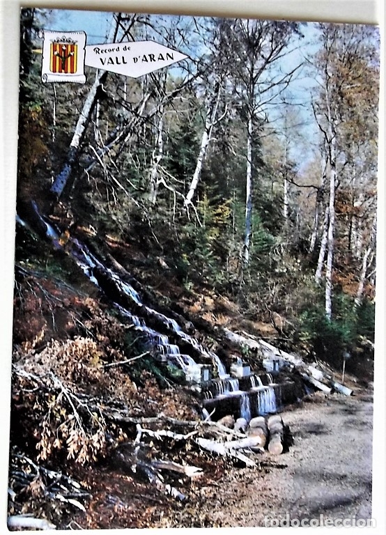 Postales: Artiga de Lin (Vall d'Ar&aacute;n). 555 Fuente del Guesillu. ED. Pergamino. Nueva. Color