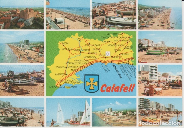 Postales: (68) CALAFELL. TARRAGONA. MAPA - Foto 1