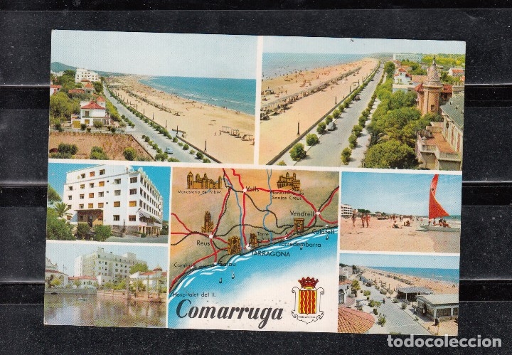 Postales: COMARRUGA.- 14 DIVERSOS ASPECTOS DE LA CIUDAD - Foto 1