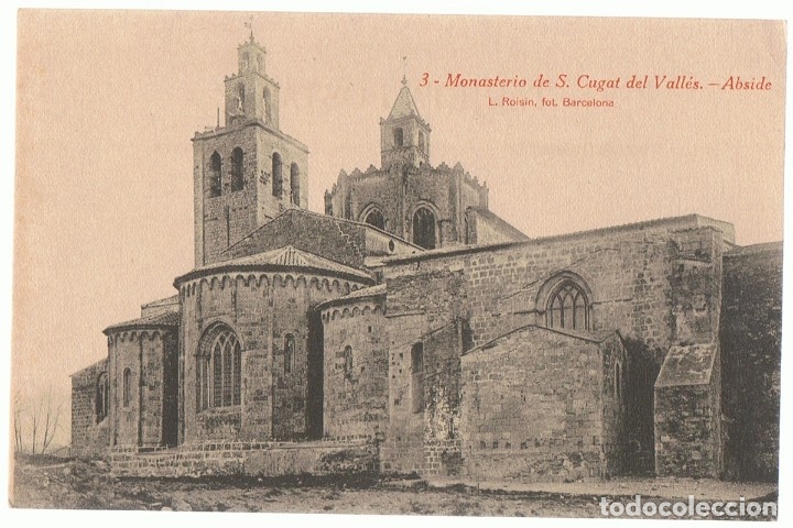 Postales: POSTAL MONASTERIO DE S. CUGAT DEL VALL&Eacute;S - Foto 1