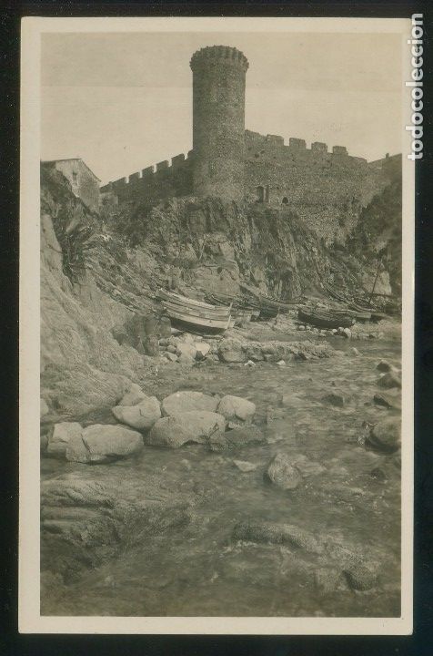 Postales: Tossa de Mar. *Torre y playa del Codolar* Ed. Zerkowitz. Circulada 1946. - Foto 1