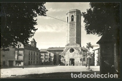 Cartoline: ANTIGUA POSTAL 25 PUIGCERDA PLAZA DE SANTA MARIA TORRE SIGLO XII