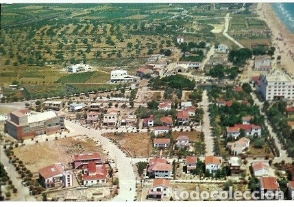 Cartoline: POSTAL A COLOR 1173 COMARRUGA VISTA AEREA PARCIAL DE LA URBANIZACION BRISAMAR VALICAR