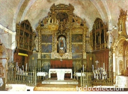 Cartoline: POSTAL A COLOR SIURANA IGLESIA ALTAR MAYOR FITER