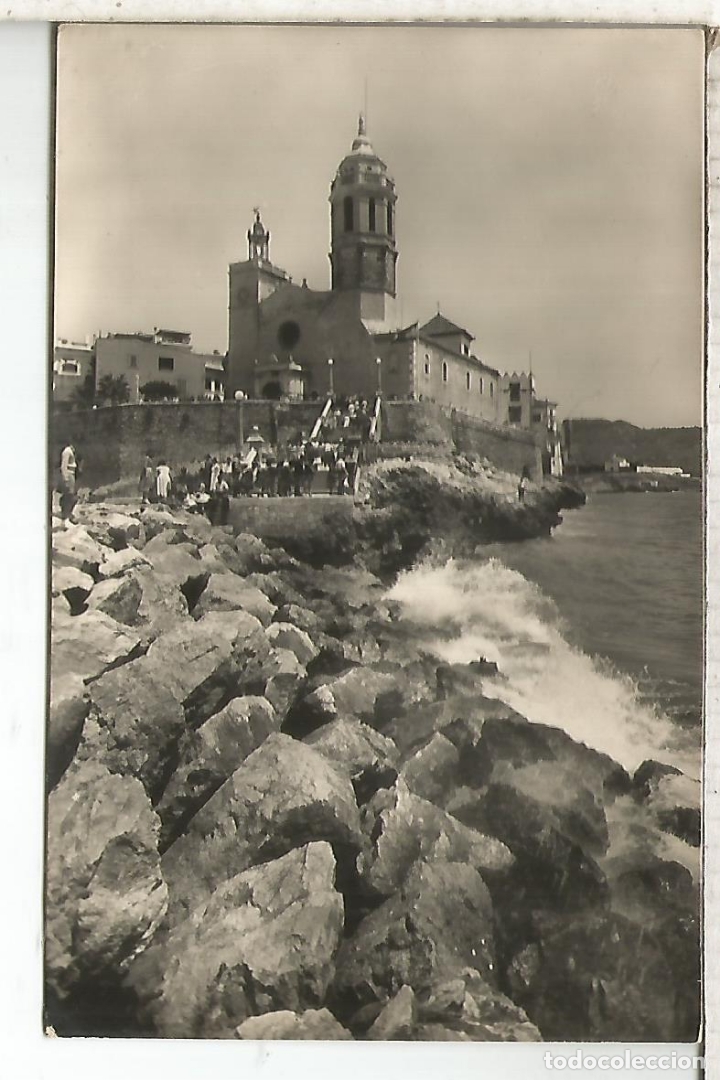 Postales: BARCELONA SITGES ESCRITA - Foto 1