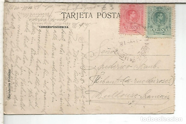 Postales: BARCELONA SITGES ESCRITA - Foto 2