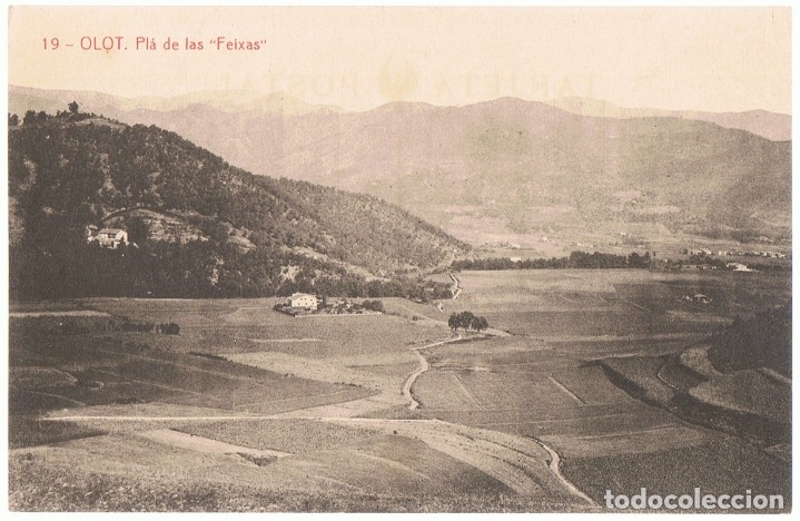 Postales: POSTAL OLOT PL&Aacute; DE LAS FEIXAS - Foto 1
