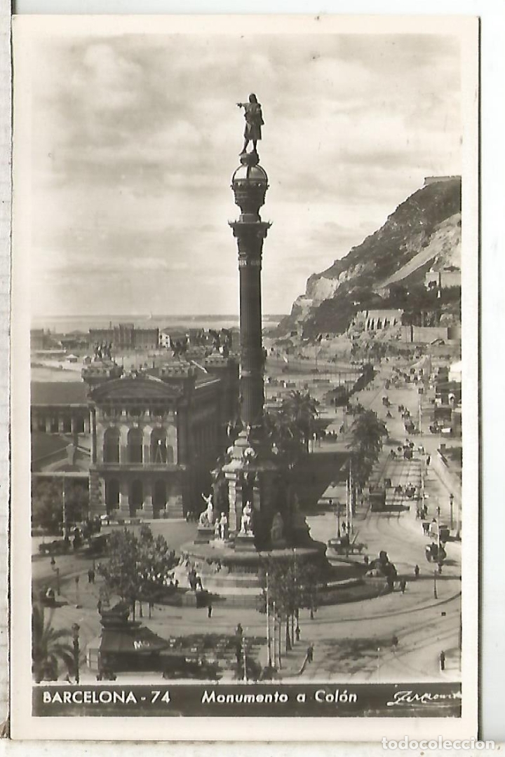 Postales: BARCELONA MONUMENTO A COLON - Foto 1