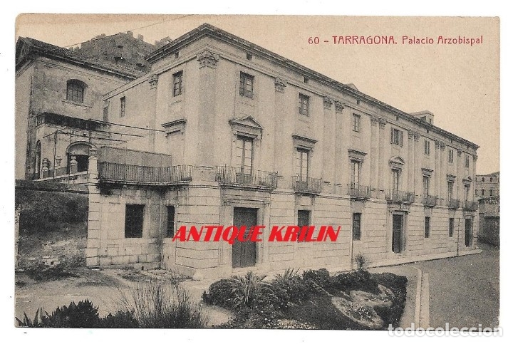Postales: TARRAGONA N&ordm; 60 PALACIO ARZOBISPAL .- THOMAS - Foto 1