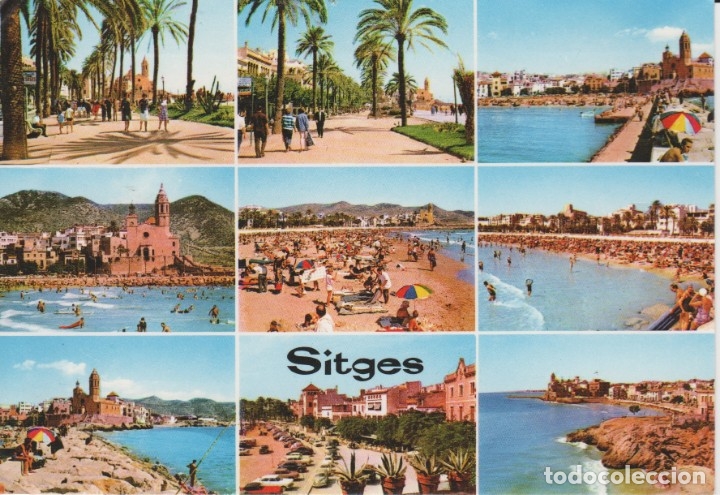 Postales: (90) SITGES. PLAYA DE ORO - Foto 1