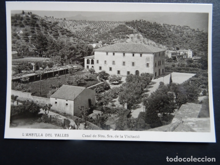 Postales: L'Ametlla del Vall&egrave;s, Casal de Ntr. Sra. de la Visitaci&oacute;, antigua postal USADA