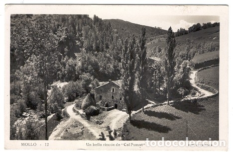 Postales: Moll&oacute;.- Un rinc&oacute;n de Cal Fumat - Foto 1