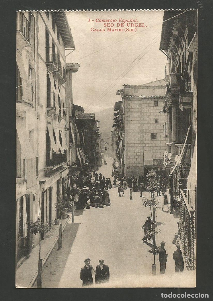 Postales: SEU D'URGELL-SEO DE URGEL-CALLE MAYOR-3-THOMAS-VER REVERSO-(61.601)