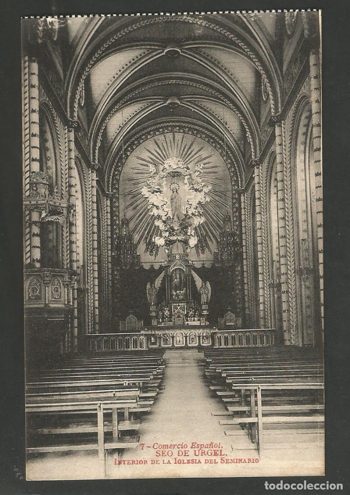 Postales: SEU D'URGELL-SEO DE URGEL-IGLESIA DEL SEMINARIO-7-THOMAS-VER REVERSO-(61.605)