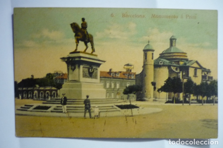 Postales: postal barcelona - monumento a prim - cm - Foto 1