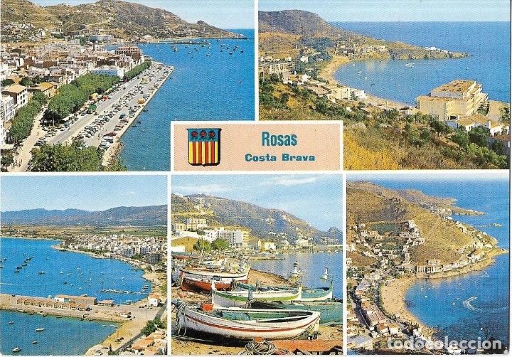 Postales: :::: LC380 - POSTAL - ROSAS - COSTA BRAVA - Foto 1