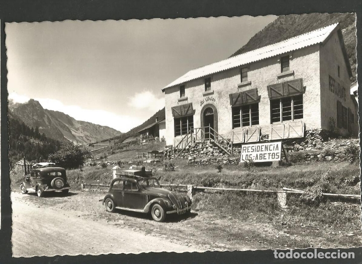 Postales: VAL D'ANEU-RESIDENCIA PUERTO DE LA BONAIGUA-COCHES-VER REVERSO-(61.651)