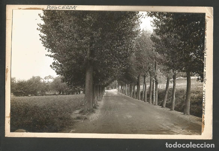 Postales: PUIGCERDA-POSTAL PROTOTIPO ARCHIVO FOTOGRAFICO ROISIN-FOTO PEGADA-(61.827)