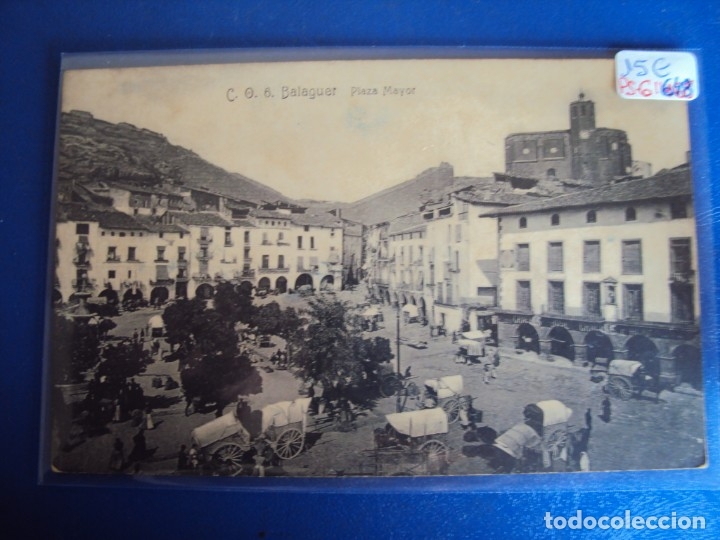 Postkarten: (PS-61648)POSTAL DE BALAGUER-PLAZA MAYOR C.O.